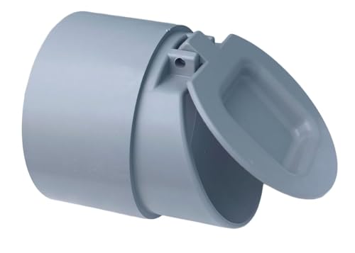 Image of ESEKSAFAR 1pc 2.5 inchinch PVC Drain Pipe cap /PVC Backflow valve for 75mm Outer diameter pipe fitting (2.5 inchinch PVC Pipe (75mm)