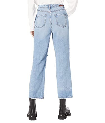 [BLANKNYC] Womens Five Pocket Ripped Straight Leg Jean2