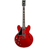 Epiphone Inspired by Gibson Custom 1962 ES-335 Lefty, Sixties Cherry with Case
