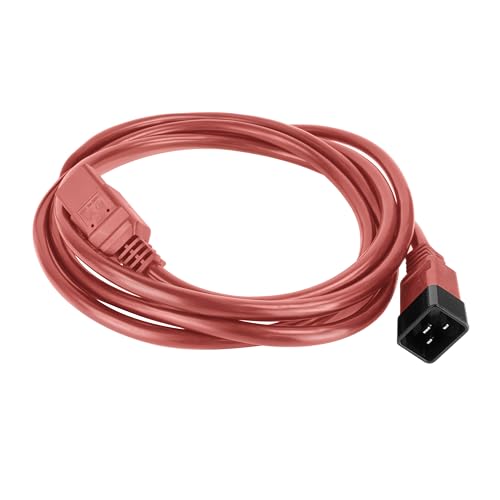 Câble d'alimentation C20 vers C21 ACT rouge de 2,5 m pour serveur PDU