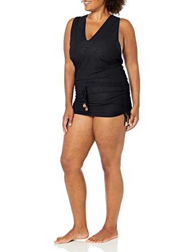 Luli fama de la mujer Cosita Buena espalda abierta Mini vestido de Cover-Up - negro -