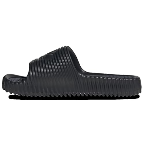 Adidas Originals Adilette 25 Slides - Men's (IH6159, Black/Black/Grey)2