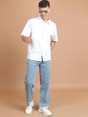 Image of Highlander Men's Loose Fit Jeans | Wide Leg | Mid Rise | Cotton | Jeans for Man