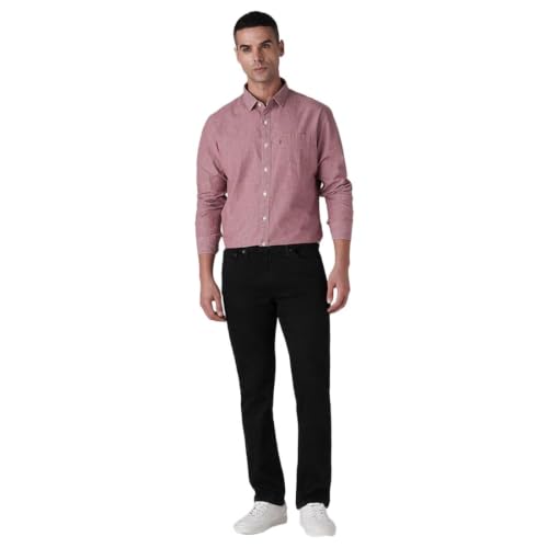 Image of Levi's Men's 511 Black Slim Fit Mid Rise Jeans