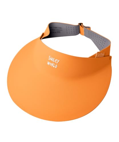 Image of SMILEYWORLD Kids Sun Visor Hats for Girls Boys, UPF 50+ Adjustable Cooling Sports Hat, Packable Visor for Tennis, Pickleball