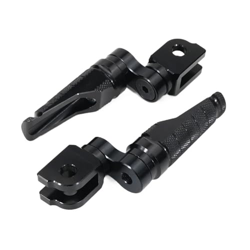 CAWEUER Motorrad Einstellbare Vorne Fußrasten Fußrasten Kompatibel Mit Suzuki SV650 2016-2022 SV650X 2018-2022 SFV650 Gladius 2009-2015 Katana(Black Katana Logo)