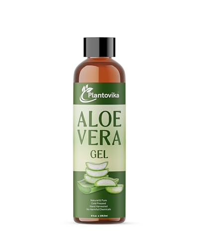 Plantovika Aloe Vera Gel - Natural, Hydrating, Soothing for Face,