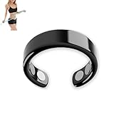 IENRGJ Rings for Women, Anti Snoring Ring, Auvulis Migraine Ring, Lymphatic Magnetic Therapy Ring, Fatigue Relief Sleep Aid Magnetic Acupressure Ring (Black)