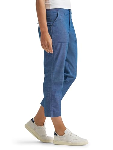 Image of Lee Women's Ultra Lux Comfort with Flex-to-go Utility Capri Pant