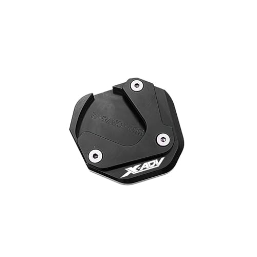 �z���_�ɑΉ� XADV750 2017-2022 2023 2024 CNC �I�[�g�o�C�T�C�h�X�^���h�����L�b�N�X�^���h�p�b�h(B Black)
