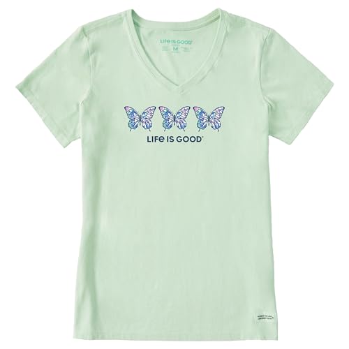 T-shirt graphique tie dye butterfly en coton pour exprimer votre joie de vivre