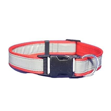 0 Agirav Reflective Dog Collar For Small, Medium, Large Dogs, Super Light Weight Collars With Adjustable Length And Heavy Duty Metal D Ring (Pack Of 5, Multicolor),15 cm,W_5 cm (Image - 3)