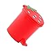 KOMBIUDA Desktop Trash Can Mini Trash Can for Desk Small Plastic Trash Can Cute Trash Can for Desk Desktop Rubbish Organizer Pen Pencil Cup Holder Mini Hamper Office Small Desk Metal Pp Red