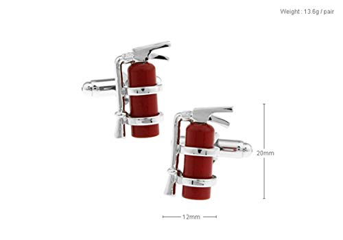 Mancuernillas Daesar para Camisa Hombre Rojo miniatura 5