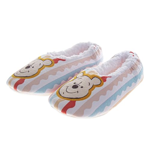 Image of Women Slipper Plush SlipOn Sock Slippers Stitch Minnie Jack Skellington