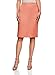 Produktbild oodji Collection Damen Klassischer Gerader Rock, Rosa, DE 38 / EU 40 / M