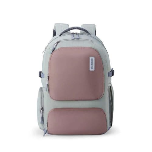 Image of American Tourister Zipper Brett 3.0 Polyester Men's Backpack (Free Size, Brown)
