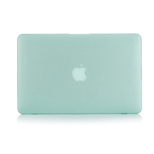 Ruban Case Compatible With Macbook Air 13 Inch (Models: A1369 & A1466, Older Version 2010-2017 Release), Slim Snap On Hard Shell Protective Cover,Green #TOP2