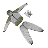 EXCEART Kids Mosquito Suit Outdoor Net Clothing Mosquito Insect Bug Proof Clothing Insect Mesh...