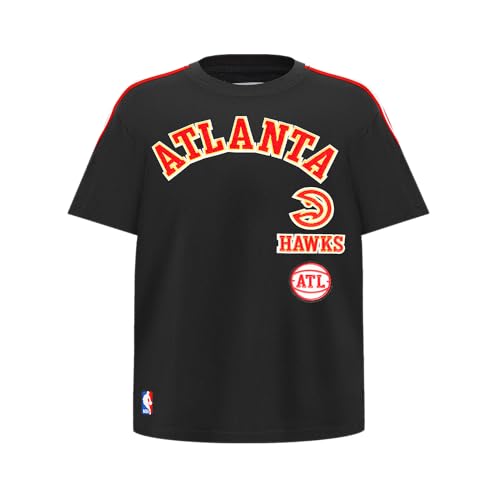 Pro Standard Big Boys NBA Atlanta Hawks Retro Classics Short Sleeve Taping Tee Black/Red M