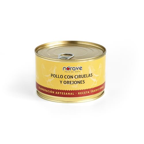 Norave Lata de Pollo con Ciruelas y Orejones - Pack 7 ud x 400gr