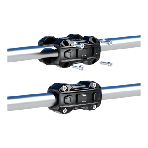 Pare-chocs moto universel : barre de protection decorative noire