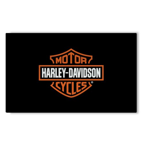 Northwest Harley-Davidson Washable Area Rug, Classic Shield, 36 x 62 in