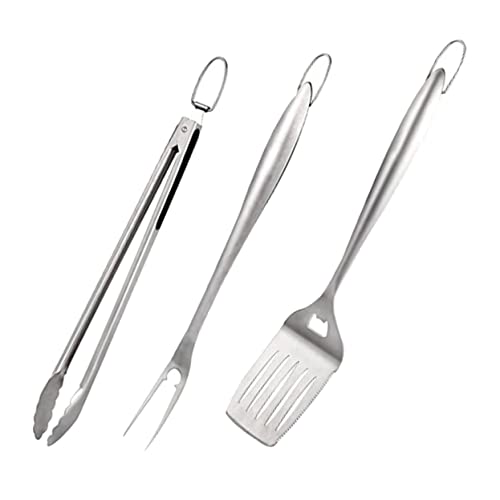 Kit de herramientas para parrilla de acero inoxidable GALPADA 3 piezas miniatura 1