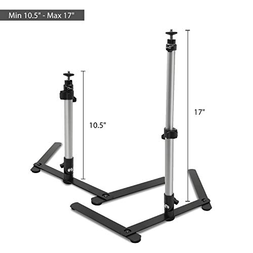 LimoStudio 20" Cubic Photo Shooting Tent Box, 4 Color Backdrop, Photography White Light Box, Tabletop Lights, Cellphone Holder Stand, AGG903