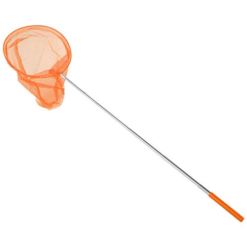 Rede de aterragem, Andoer Rede telescópica de 5 borboletas para crianças Redes de pouso de pesca Red