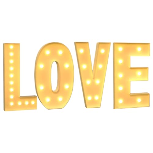 Lettres lumineuses à LED pour chapiteau géant avec inscription « Love » pour Saint-Valentin, demande en mariage, fête de mariage, 120 cm