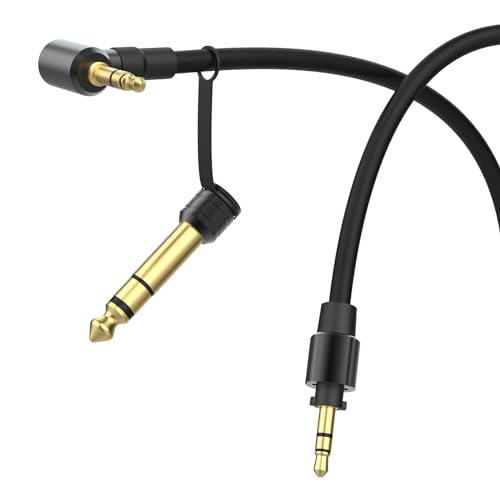 Cable auxiliar de audio Jack 3.5mm Sqrmekoko negro miniatura 2