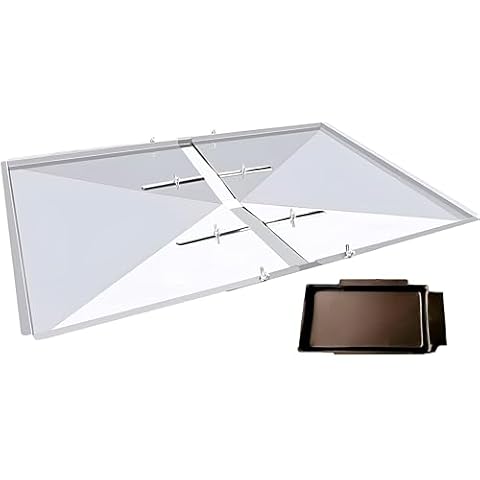 Quickflame Replacement Grease Tray Set for BBQ Grill Models from Nexgrill, Dyna Glo, Expert Grill and Others Cover