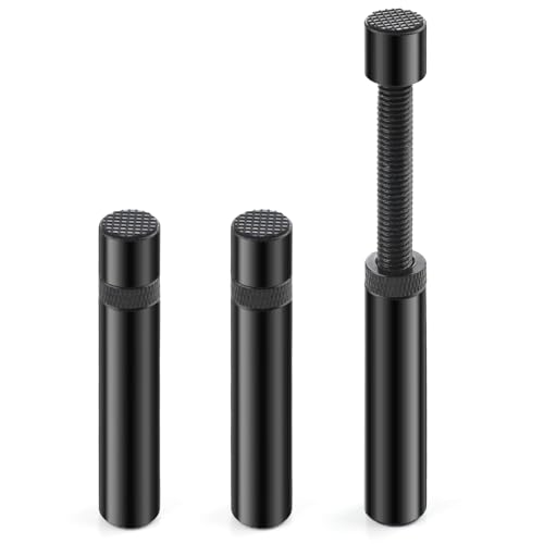 Wefaly Soporte Tarjeta Grafica 2PCS, Soporte GPU de Aluminio Soporte Grafica PC con Diseño Magnético Graphics Card Holder Sopor te Antihundimiento Compacto y Resistente (72-120 mm, Negro)