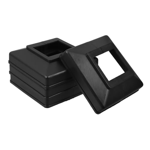 SEWOART Juego De 4 Tapas De Plástico Para Postes De Exterior Tapas Decorativas Para Columnas Para Porches Y Escaleras