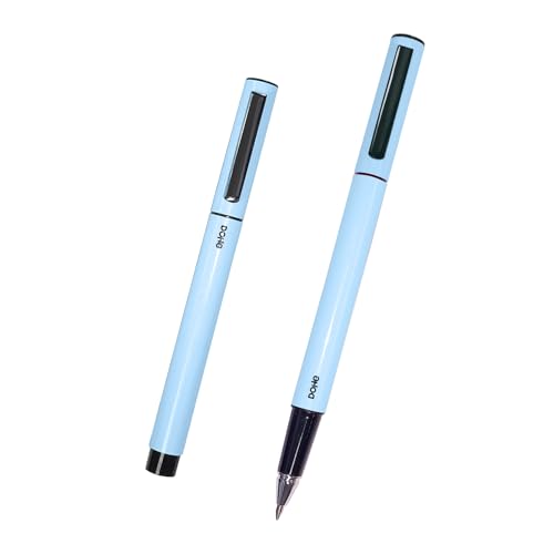 Stylos gel bleu DOHE ELIPSE en aluminium 0,5 mm pour prendre des notes au bureau