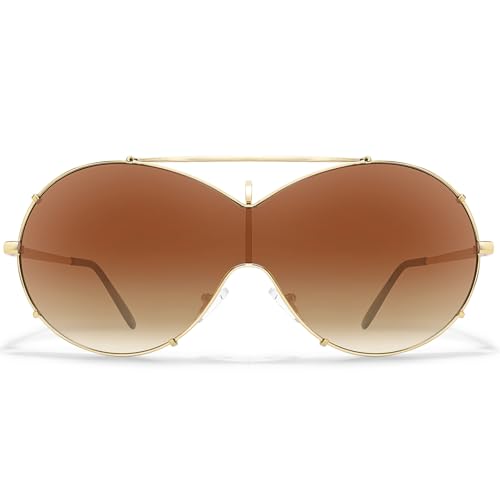 BOTPOV Trendy Aviator Sunglasses Men Women Retro Metal Frame Shades Lentes De Sol Para Mujer BP3612