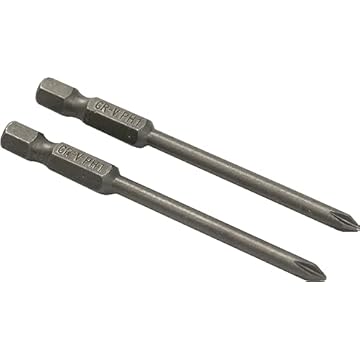 Vonder, Jogo De Bits De Ponteiras Phillips Com Encaixe Sextavado 1/4", Nº 1 X 75 Mm, Cartela Com 2 Peças.