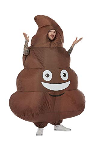 Smiffys Costume de déjections canines gonflables, marron
