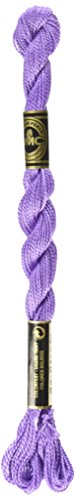 Hilo Perlé DMC 115 5-209 Color Lavanda Oscuro Tamaño 5 miniatura 1