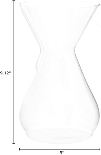 Miniatura 9 de Cafetera de vidrio Chemex, Con manija, Transparente