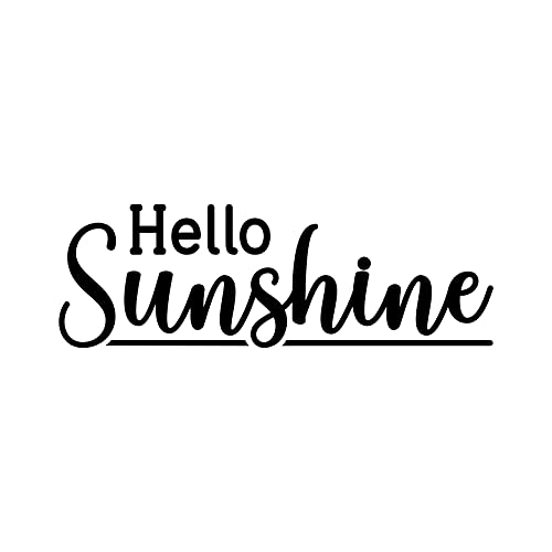 Vinilo decorativo para pared Hello Sunshine 9" x 27" miniatura 4