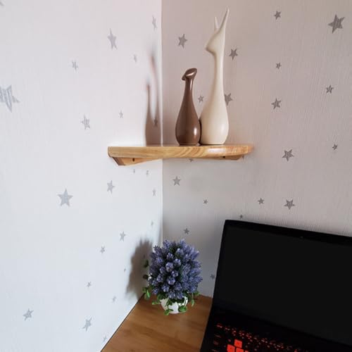 Estante flotante de madera para decorar paredes con diseño moderno sectorial 7