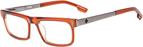 Spy Optic Clive 573355304000 Eyeglass Frame Trans Sepia/gunmetal 53mm