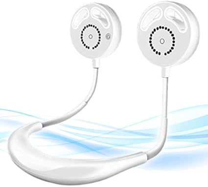 Amazon 最新型 羽根がない首掛け扇風機 ノーウィングファン ハンズフリー 3段階風量調整 Usb充電式 Rs E1218 ホワイト レッドスパイス 携帯扇風機 Amazon 最新型 羽根がない首掛け扇風機 ノーウィングファン ハンズフリー 3段階風量調整 Usb充電式 Rs E1218 ホワイト レッドスパイス 携帯扇風機