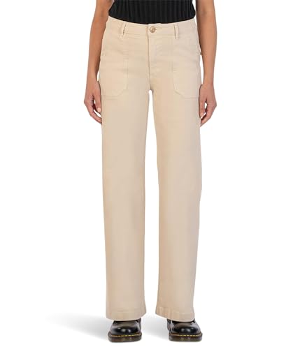KUT from the Kloth Women's Meg - Wide Leg Pants W/Pork Chop