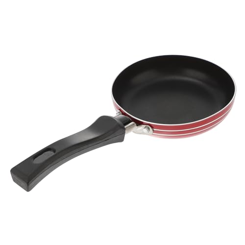 CLISPEED Sartén Antiadherente Pequeña para Huevos y Filetes Práctica para Restaurante y Cocina Doméstica Utensilio de Cocina Resistente con Fondo Plano para Fácil Volteo Color Aleatorio