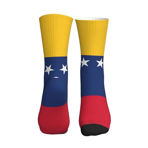 Augenstern Unisex Crew Sport Socks Venezuela-Flag Outdoor Recreation Socks2