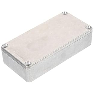 Guitar pedal--perfect enclosure for DIY guitar effect pedal box adopt premium aluminum material and has a ,aluminum pedal enclosure Guitar pedal enclosure--this box is made of quality aluminum materials, strong and durable, and can be used for a long...
