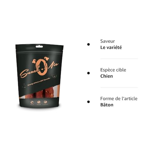 SnackOMio – Premium Hundesnack – knackige Entenbrustfilet Kaurolle, getreidefrei, 1er Pack (1 x 150g)